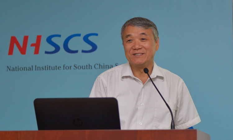 南京大学中国南海研究协同创新中心副主任沈固朝在开营仪式上致辞